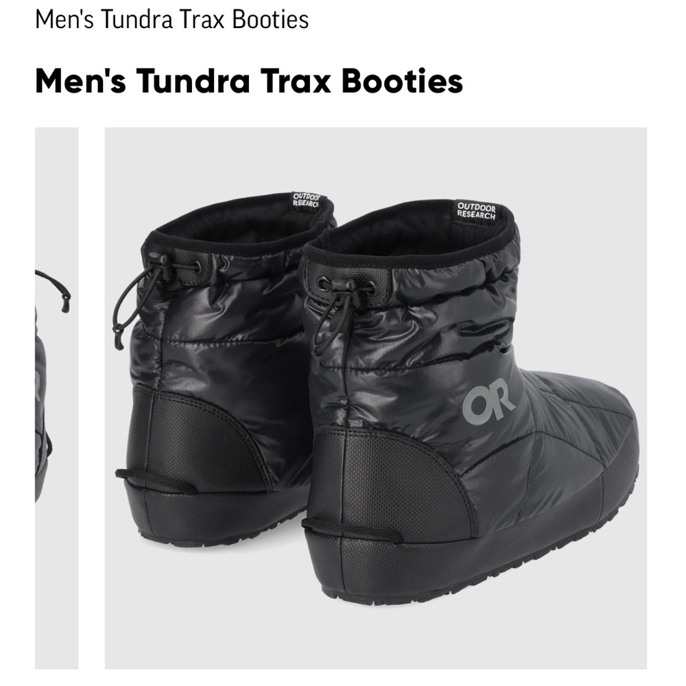 Outdoor Research Men's Black Insulated Booties